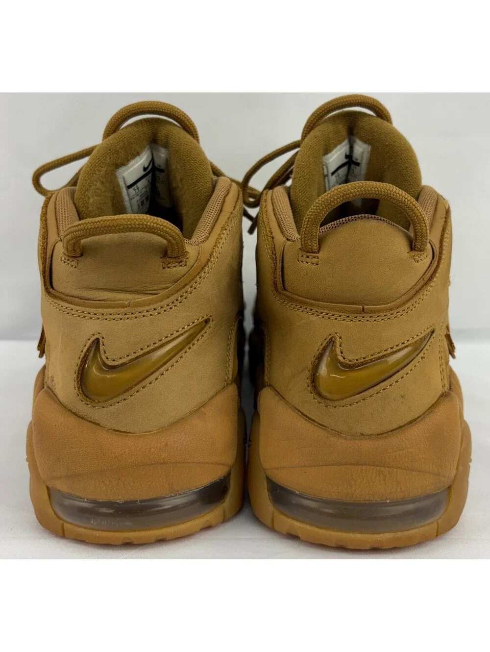 Size 7 (GS) - Nike Air More Uptempo Mid Flax 922845-200